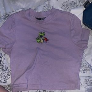 3/$15 Shein Dragon Crop Top